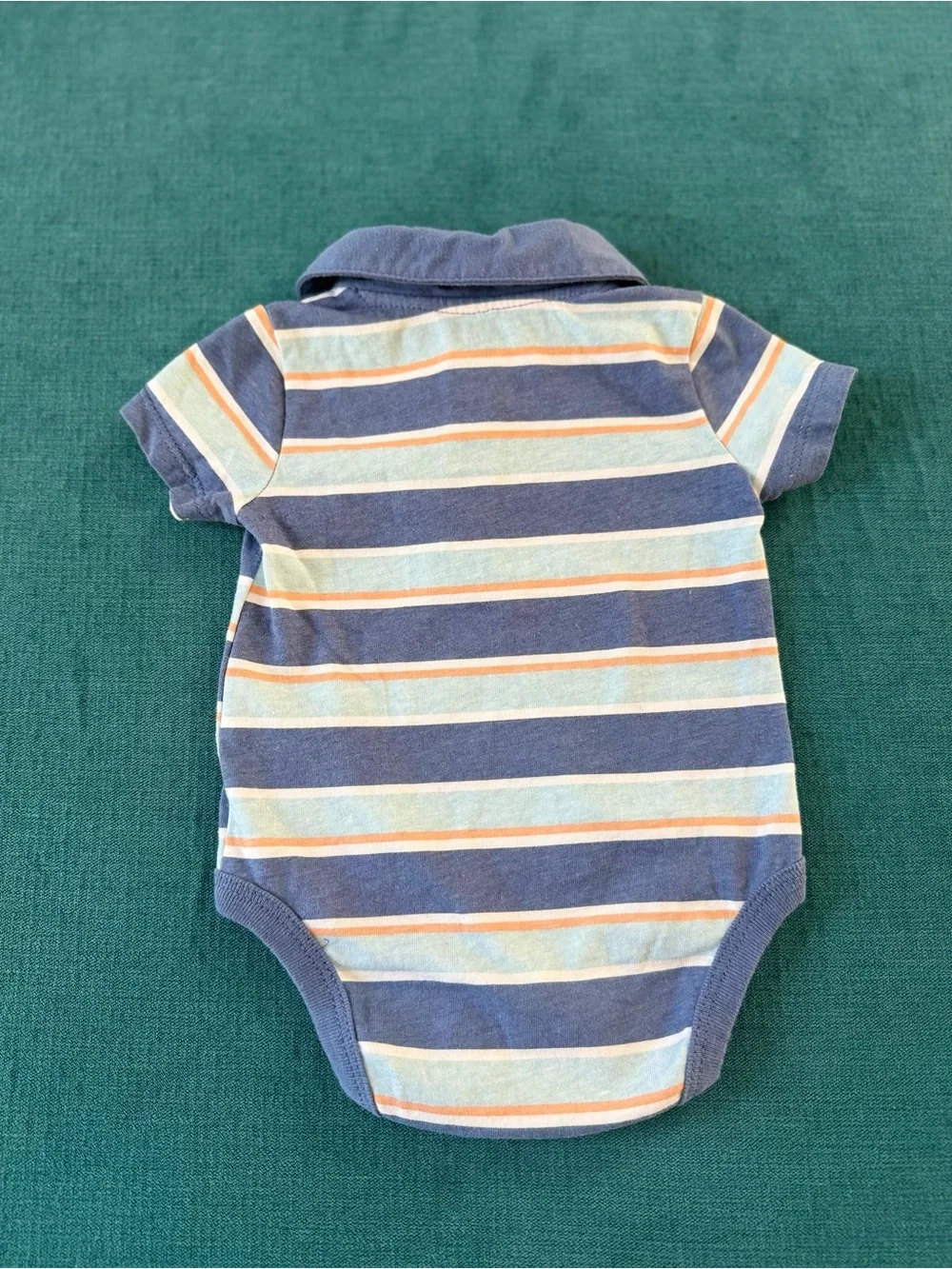 Carter's Baby Striped Collared Polo Onesie for Semi-Formal Events/Parties 3M